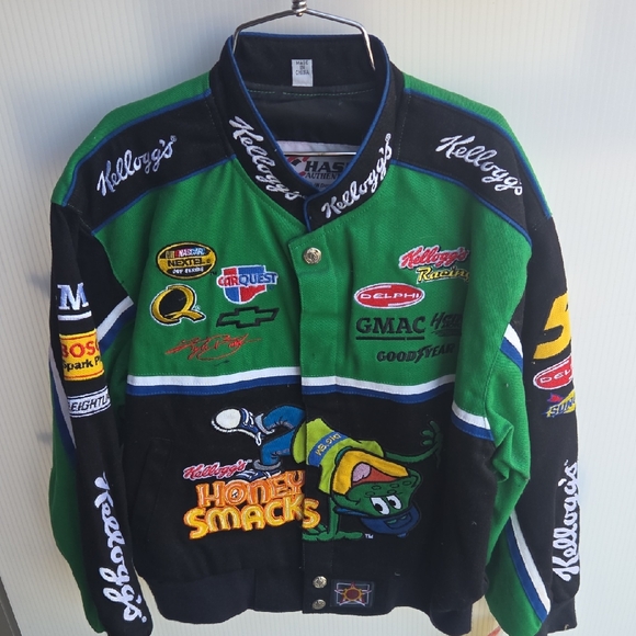 Kids Honey Snacks Kellog Nascar Jacket Kyle Bush. - Picture 1 of 7